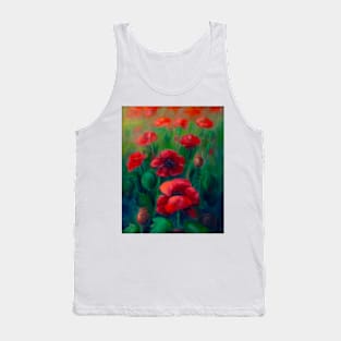 Poppy field Tank Top